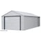 Arrow Storage Products Murryhill Steel Garage, 14 ft x 21 ft, 2-Tone Gray BGR1421FG - alternate 1